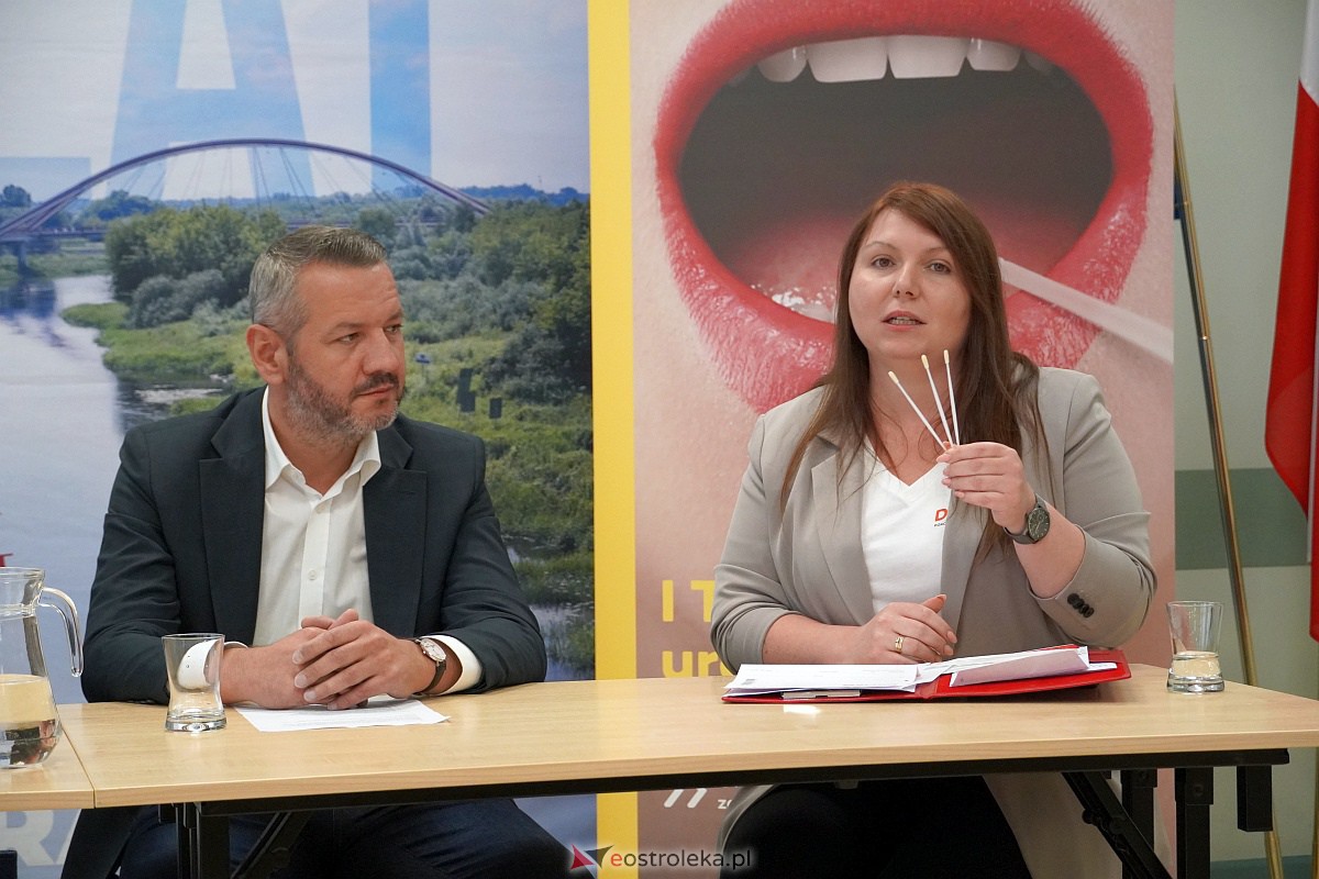 Akcja DKMS w Ostrołęce - konferencja [4.10.2023] - zdjęcie #1 - eOstroleka.pl