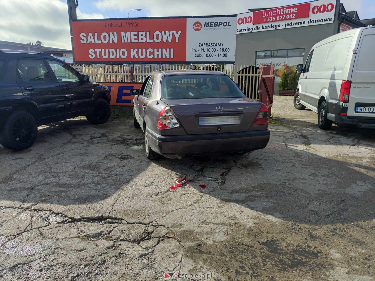 Kolizje w centrum Ostrołęki. Policja zatrzymała pijanego kierowcę [06.10.2023] - zdjęcie #7 - eOstroleka.pl