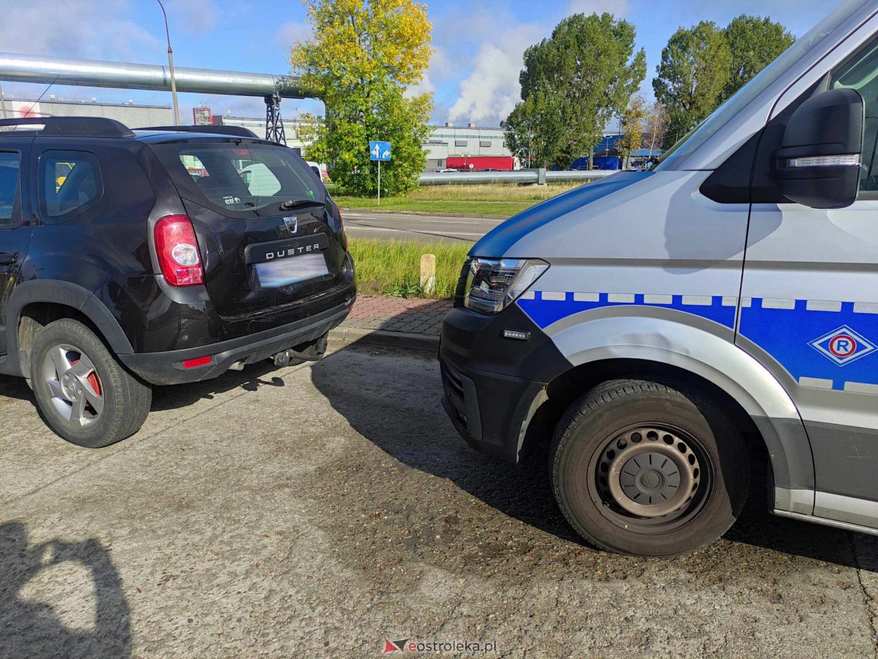 Kolizje w centrum Ostrołęki. Policja zatrzymała pijanego kierowcę [06.10.2023] - zdjęcie #6 - eOstroleka.pl