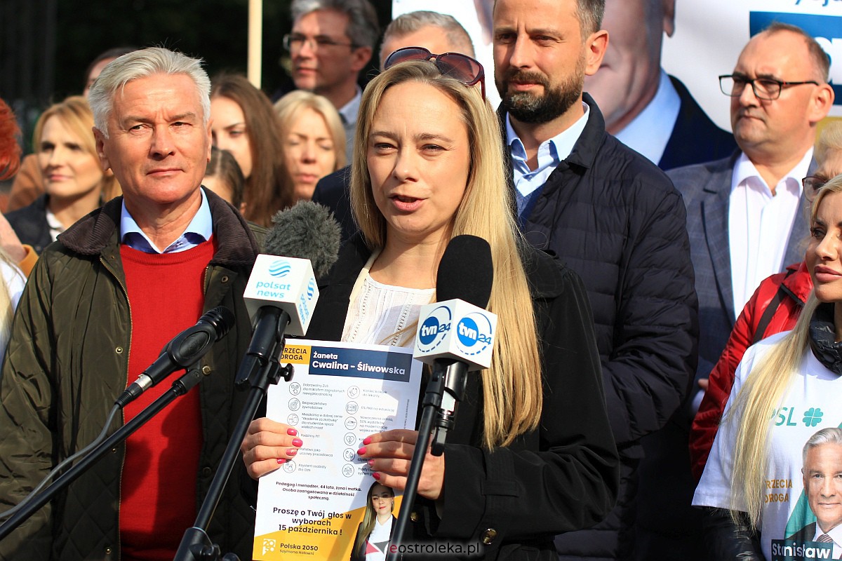 Prezentacja kandydatów Trzeciej Drogi w Ostrołęce [11.10.2023] - zdjęcie #20 - eOstroleka.pl
