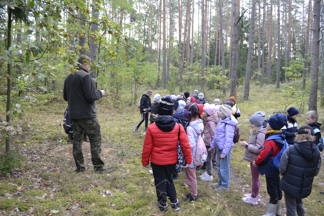 Leśna przygoda uczniów SP 10 [11.10.2023] - zdjęcie #12 - eOstroleka.pl