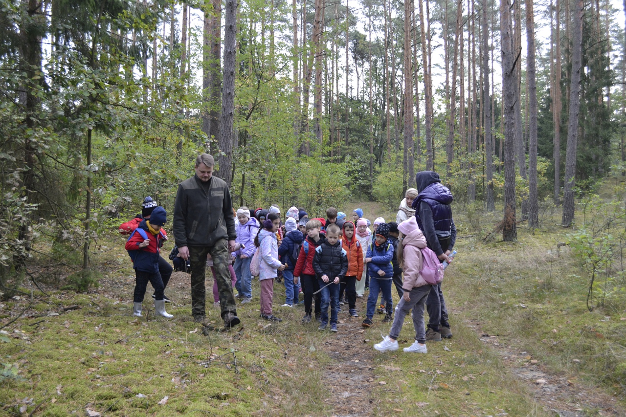 Leśna przygoda uczniów SP 10 [11.10.2023] - zdjęcie #14 - eOstroleka.pl