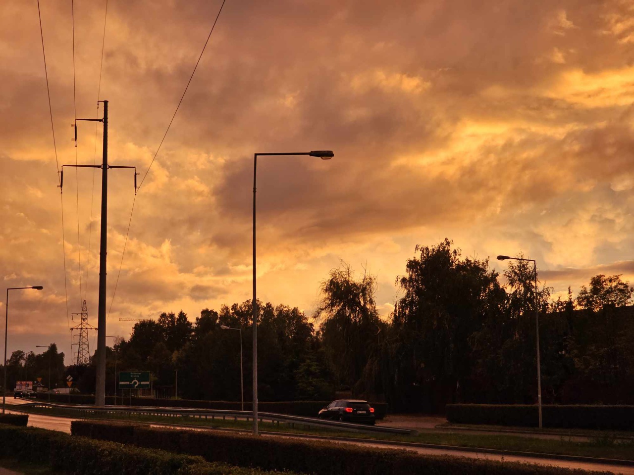 Piękne niebo nad Ostrołęką [14.10.2023] - zdjęcie #4 - eOstroleka.pl