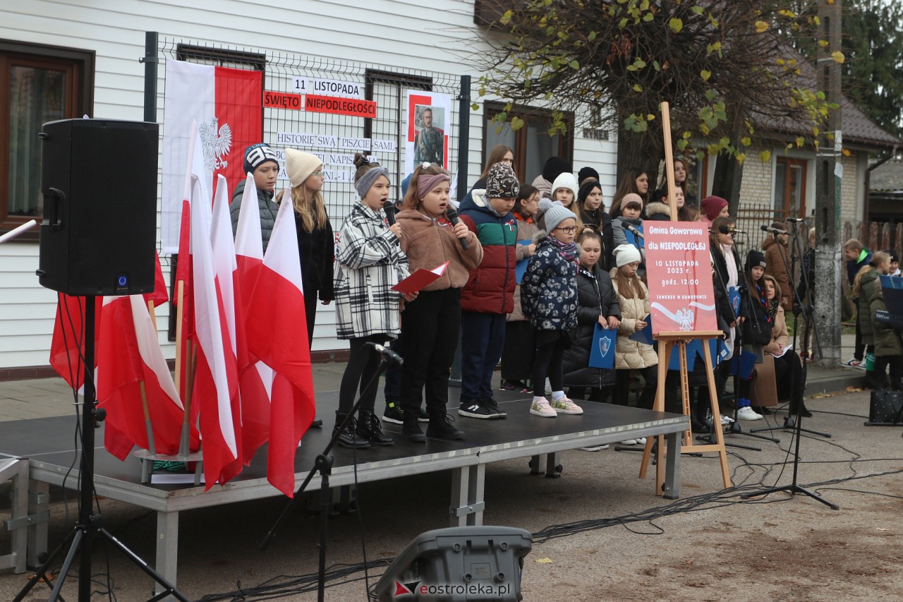 Goworowo dla Niepodległej [10.11.2023] - zdjęcie #8 - eOstroleka.pl