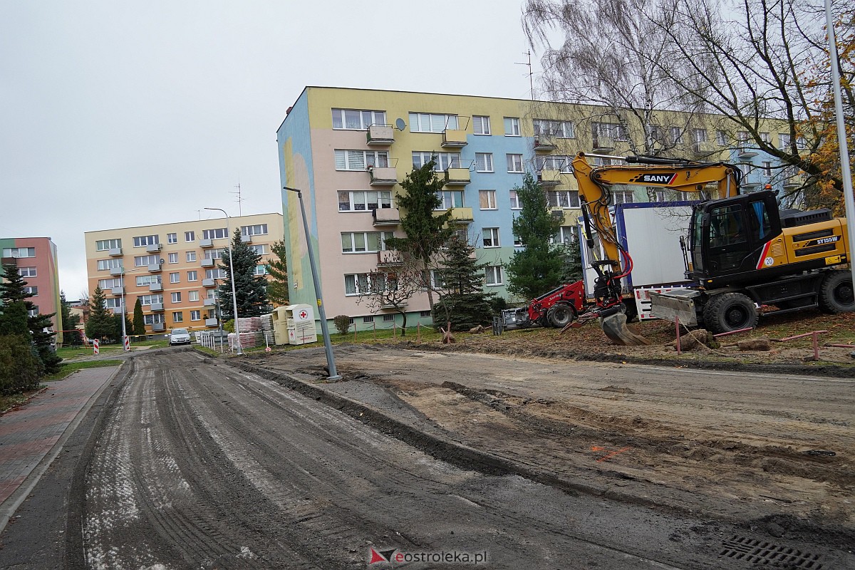 Ulica Jezierskiego w przebudowie. Ruszył pierwszy etap prac [15.11.2023] - zdjęcie #7 - eOstroleka.pl