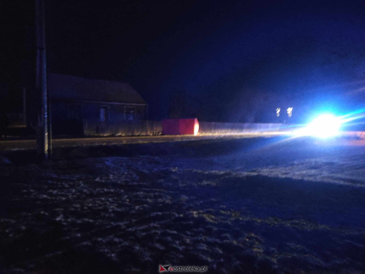 Śmiertelny wypadek na trasie Ostrołęka-Lipianka [29.11.2023] - zdjęcie #3 - eOstroleka.pl