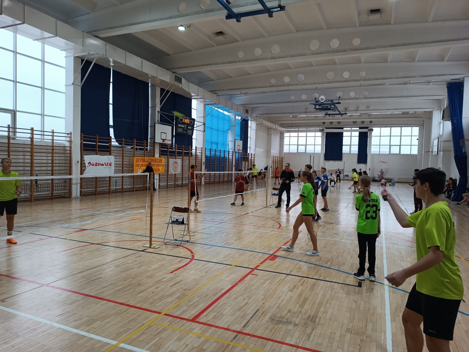 Mazowieckie Igrzyska Młodzieży Szkolnej w badmintonie - zdjęcie #1 - eOstroleka.pl