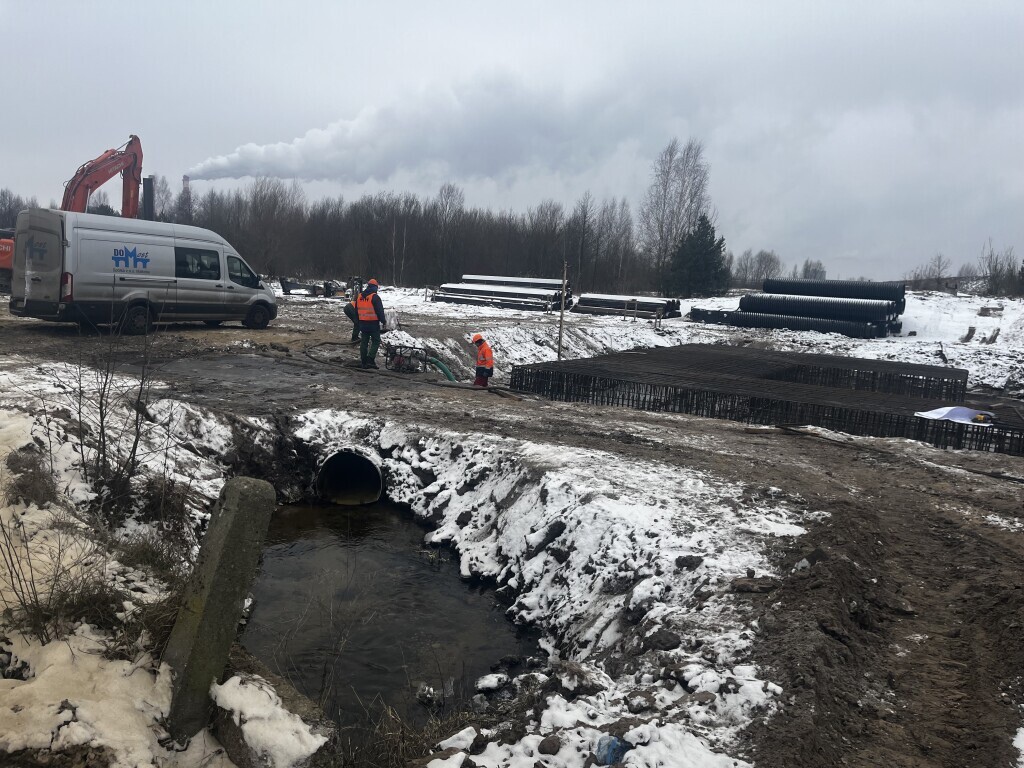 Budowa mostu na Narwi - radni powiatowi zobaczyli postęp prac - zdjęcie #8 - eOstroleka.pl