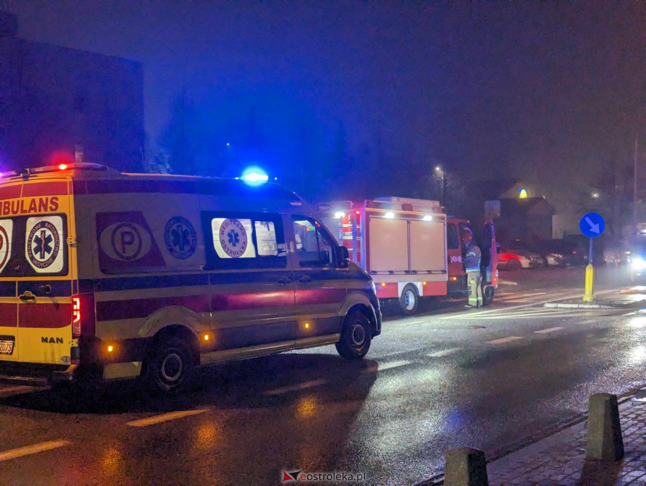Wypadek na Targowej w Ostrołęce [12.12.2023] - zdjęcie #5 - eOstroleka.pl
