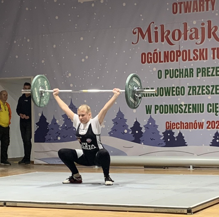 Ogólnopolski Otwarty Mikołajkowy Turniej o Puchar Prezesa Krajowego Zrzeszenia LZS w Podnoszeniu Ciężarów [15-17.12.2023] - zdjęcie #6 - eOstroleka.pl