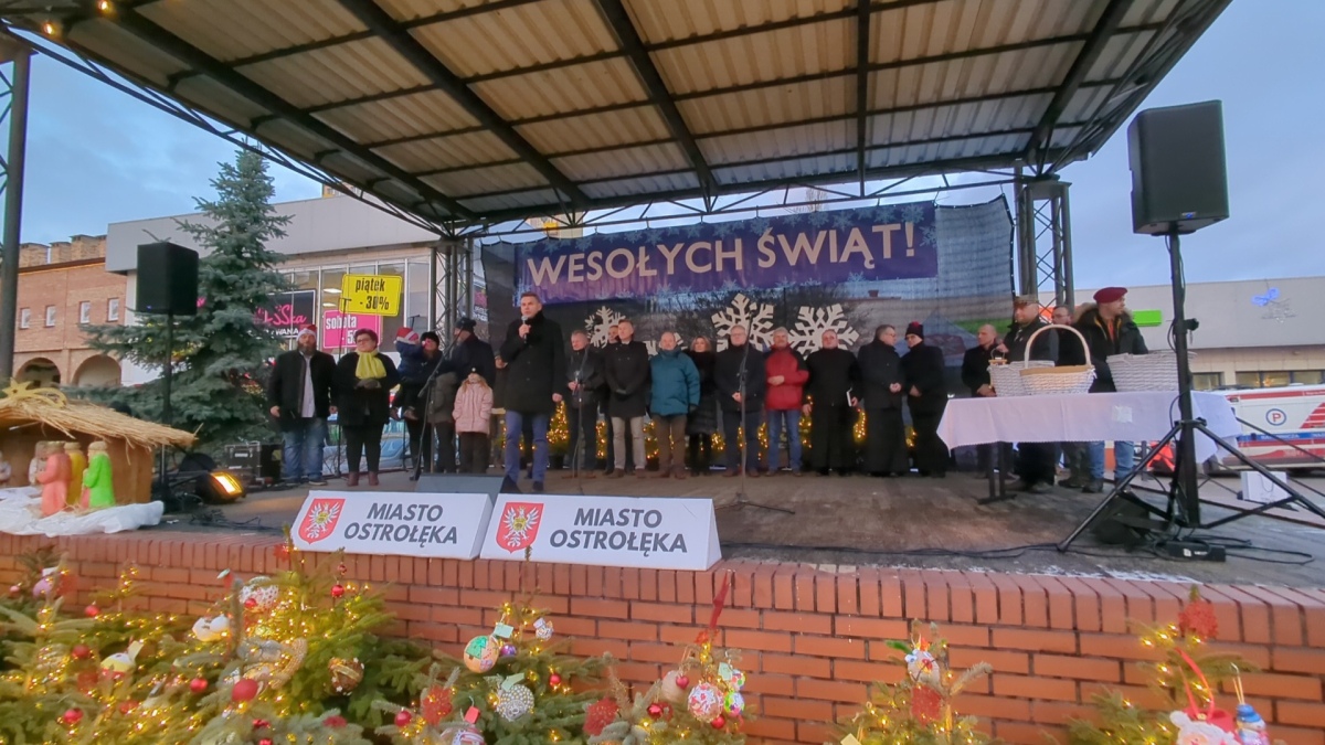 Wigilia miejska 2023 w Ostrołęce [23.12.2023] - zdjęcie #4 - eOstroleka.pl