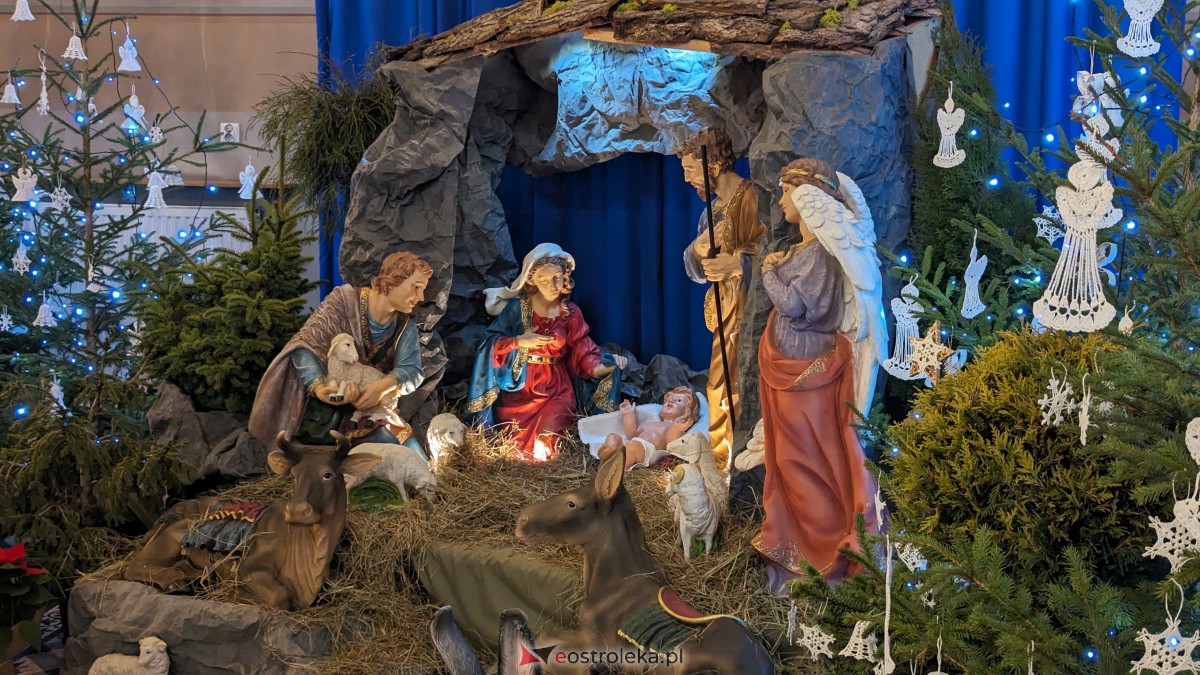 Szopki Bożonarodzeniowe w ostrołęckich kościołach [25.12.2023] - zdjęcie #46 - eOstroleka.pl