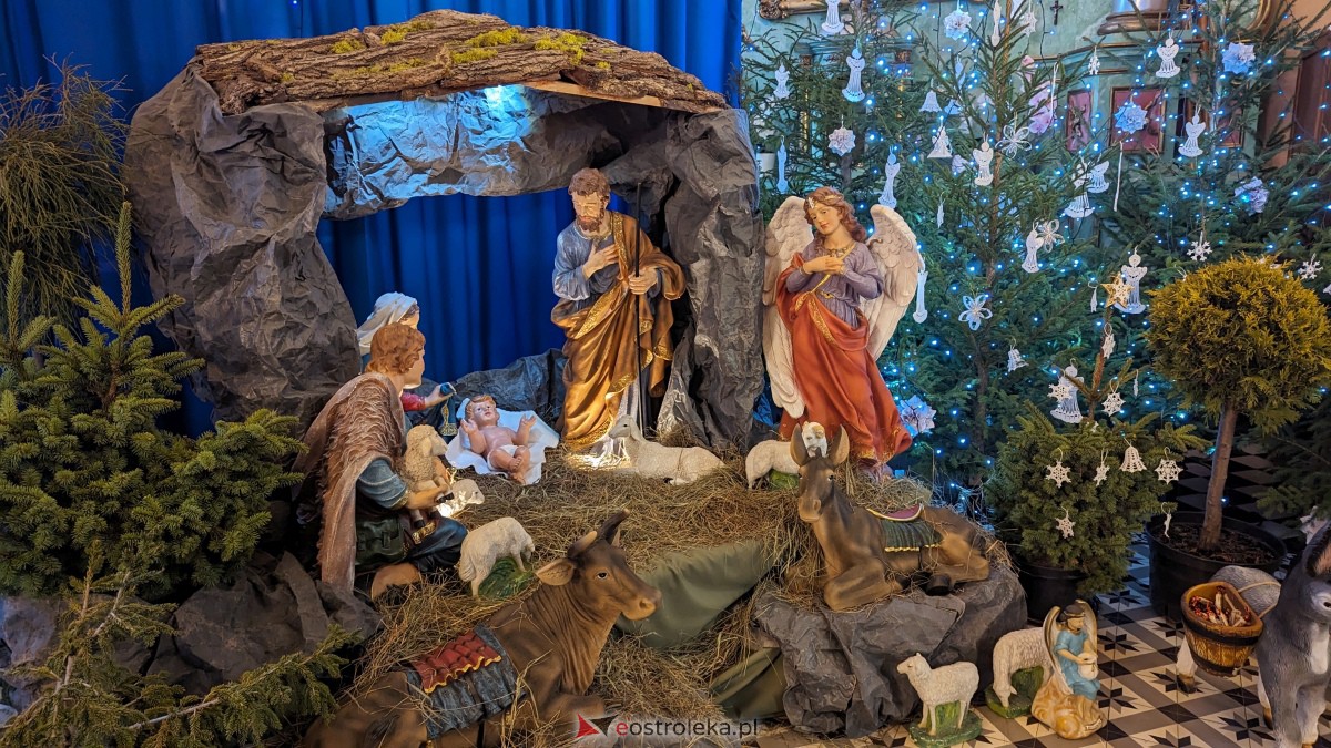 Szopki Bożonarodzeniowe w ostrołęckich kościołach [25.12.2023] - zdjęcie #44 - eOstroleka.pl