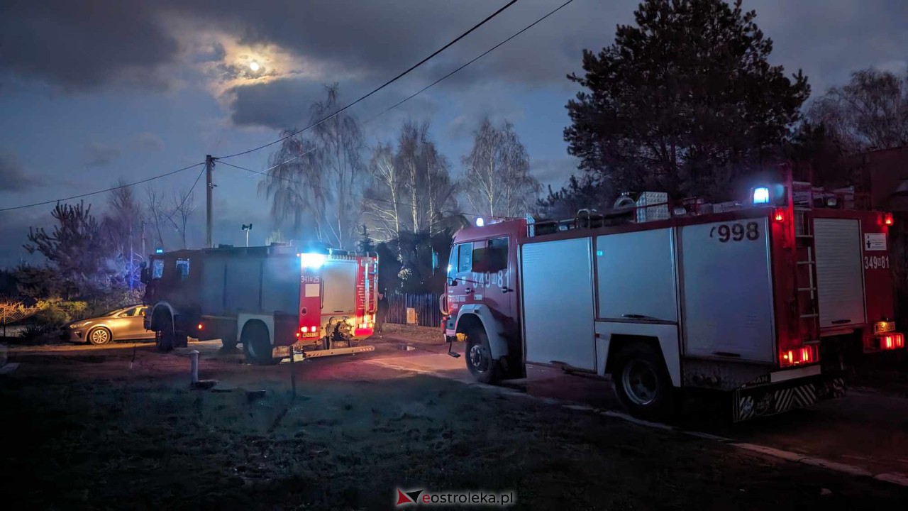 Pożar w Tobolicach. Święta przerwane przez ogień [25.12.2023] - zdjęcie #1 - eOstroleka.pl