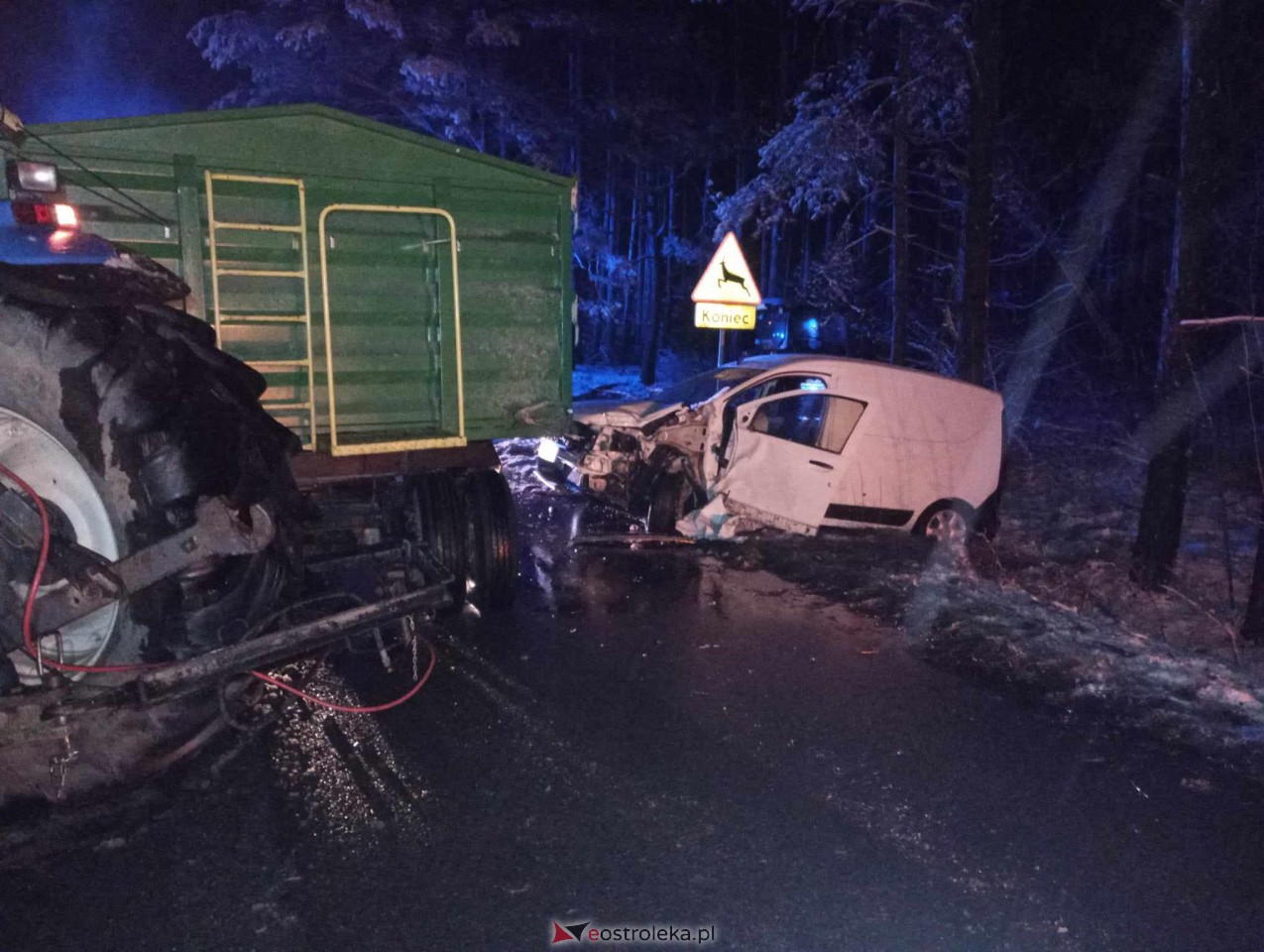 Wypadek w Michałowie [03.01.2024] - zdjęcie #12 - eOstroleka.pl