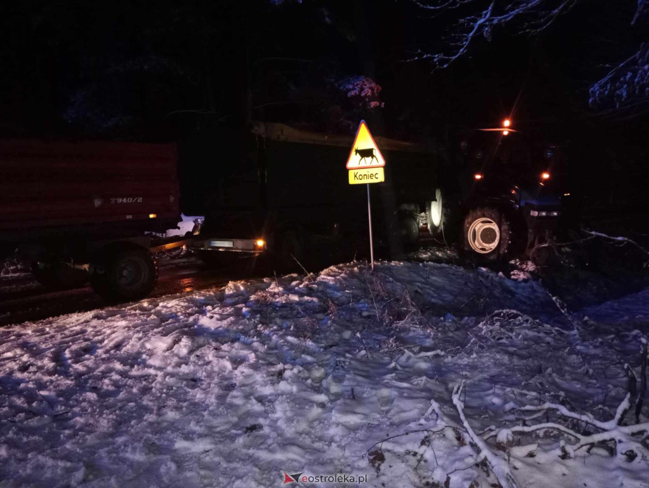 Wypadek w Michałowie [03.01.2024] - zdjęcie #11 - eOstroleka.pl