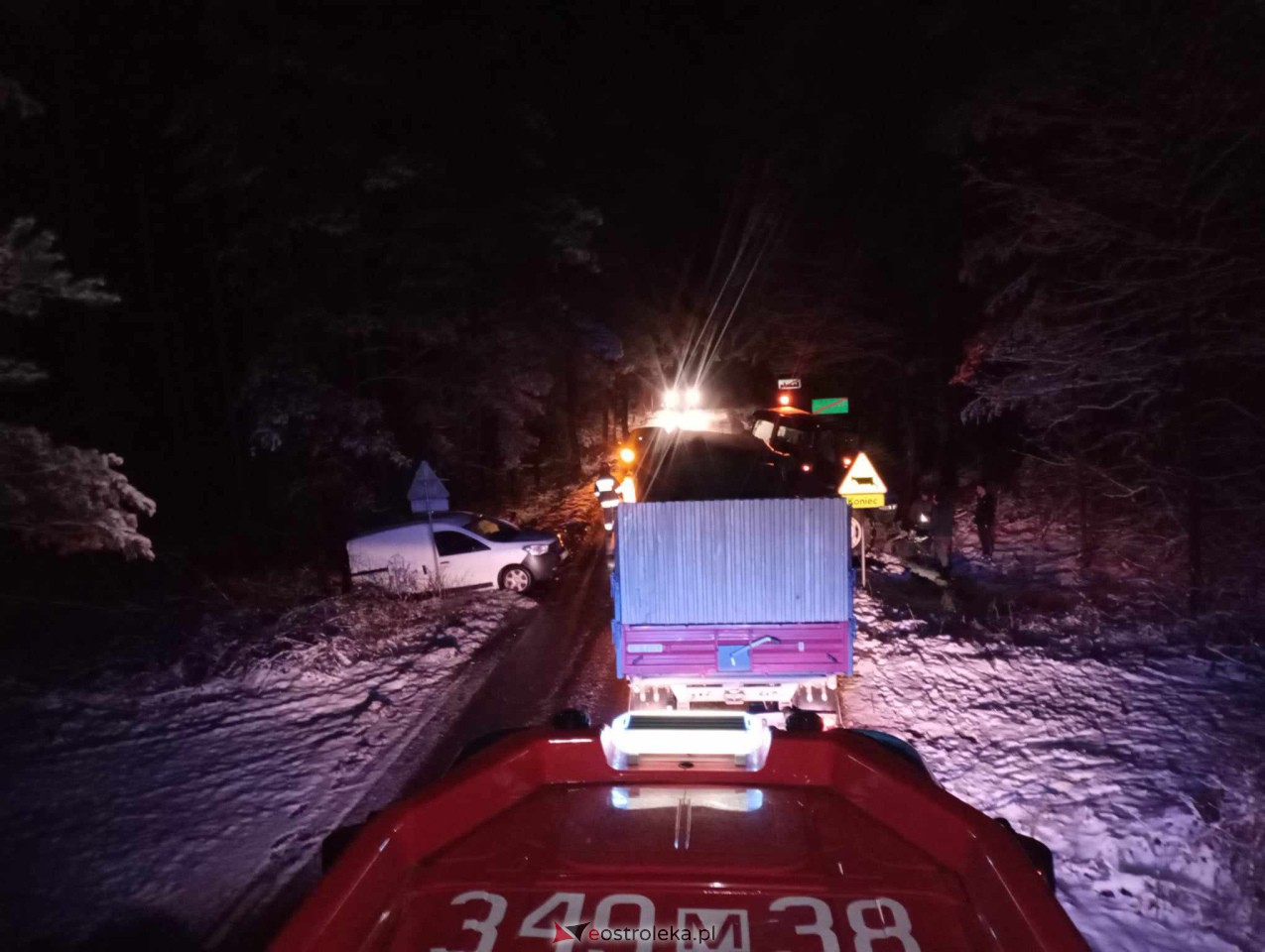 Wypadek w Michałowie [03.01.2024] - zdjęcie #3 - eOstroleka.pl