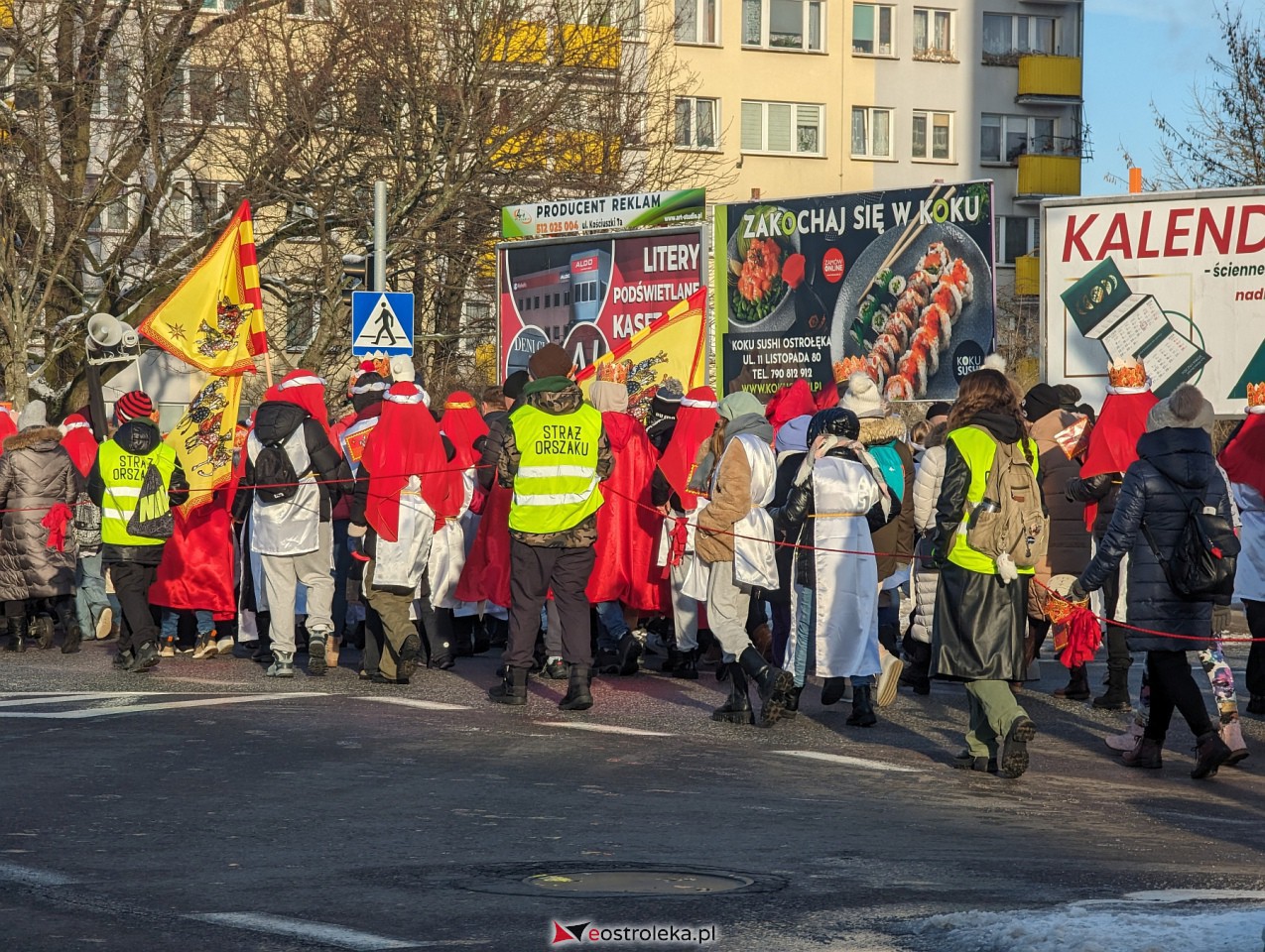 Orszak Trzech Króli 2024 w Ostrołęce [06.01.2024] - zdjęcie #87 - eOstroleka.pl