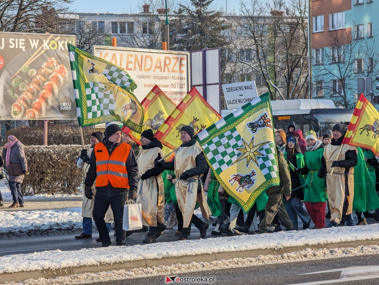 Orszak Trzech Króli 2024 w Ostrołęce [06.01.2024] - zdjęcie #79 - eOstroleka.pl