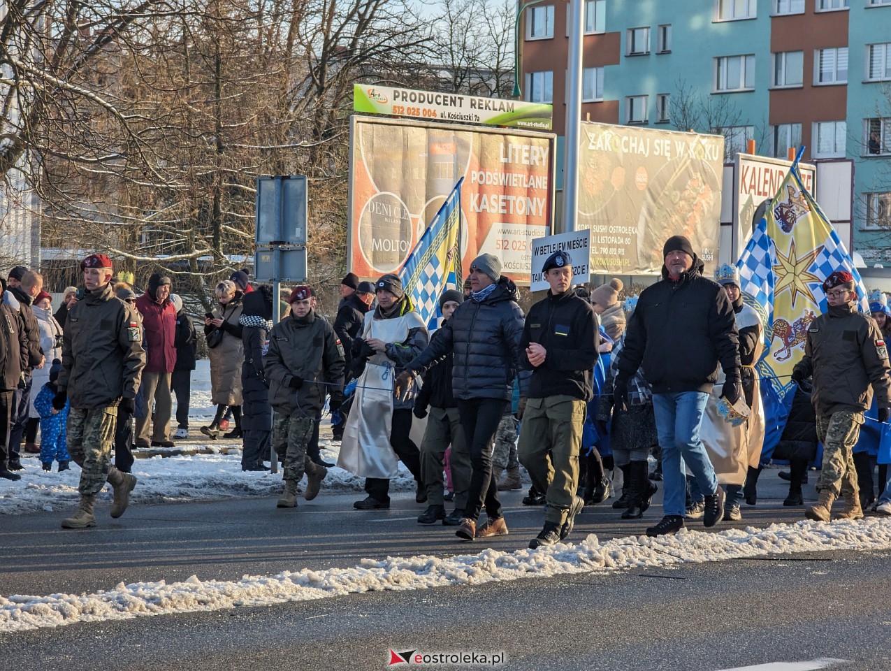 Orszak Trzech Króli 2024 w Ostrołęce [06.01.2024] - zdjęcie #76 - eOstroleka.pl