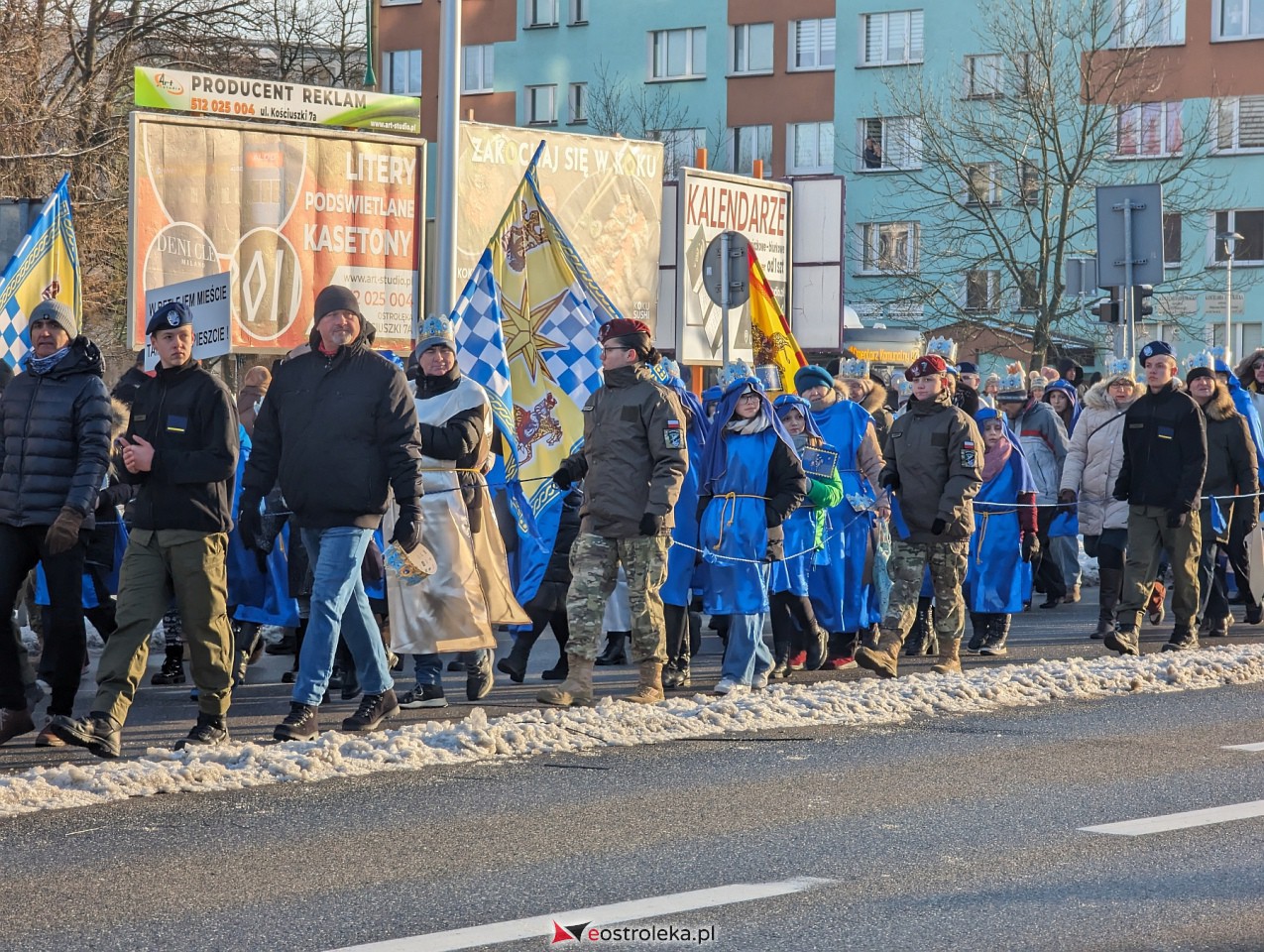 Orszak Trzech Króli 2024 w Ostrołęce [06.01.2024] - zdjęcie #75 - eOstroleka.pl