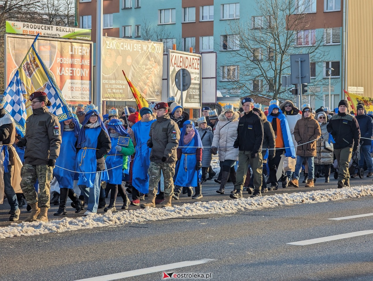 Orszak Trzech Króli 2024 w Ostrołęce [06.01.2024] - zdjęcie #74 - eOstroleka.pl