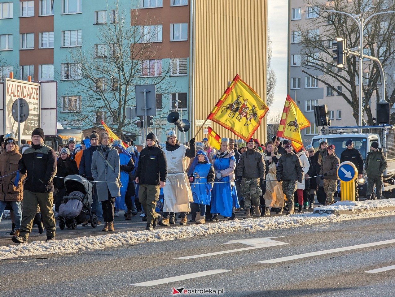 Orszak Trzech Króli 2024 w Ostrołęce [06.01.2024] - zdjęcie #72 - eOstroleka.pl