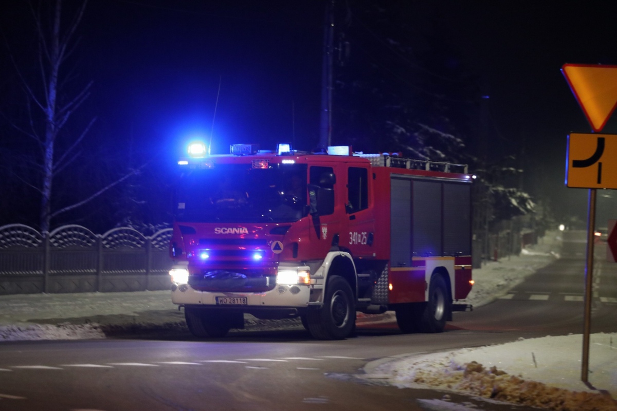 Pożar sauny w Ostrołęce [07.01.2024] - zdjęcie #2 - eOstroleka.pl