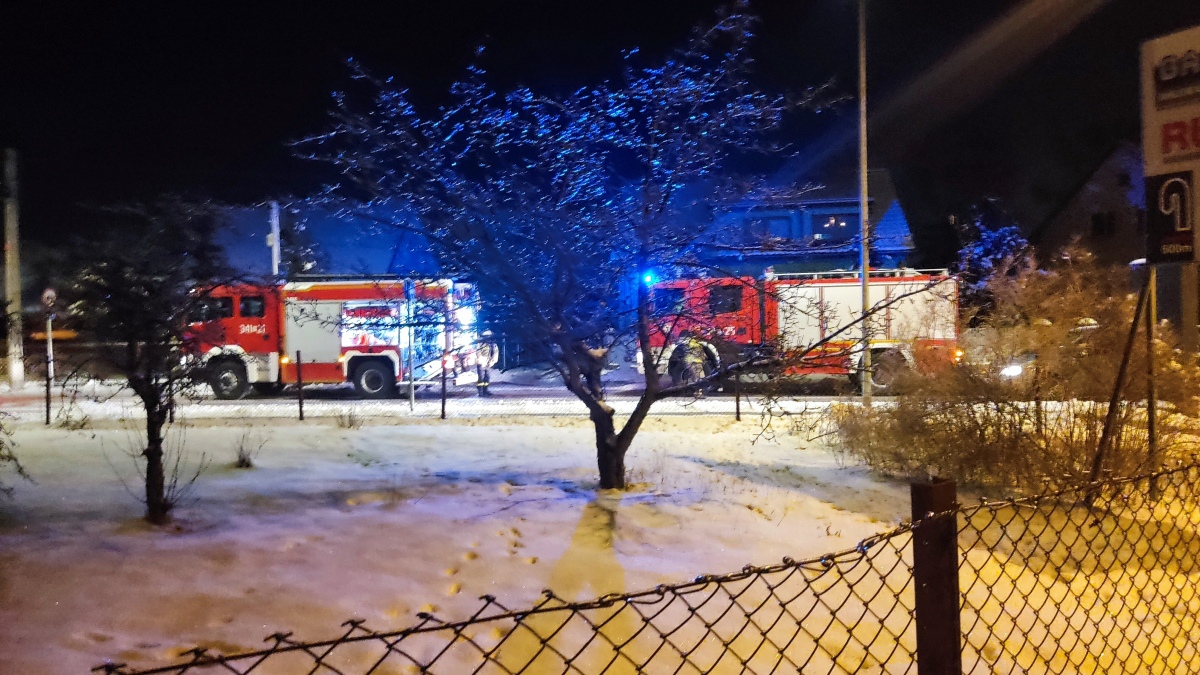 Pożar sauny w Ostrołęce [07.01.2024] - zdjęcie #3 - eOstroleka.pl