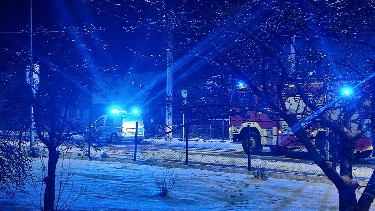 Pożar sauny w Ostrołęce [07.01.2024] - zdjęcie #1 - eOstroleka.pl