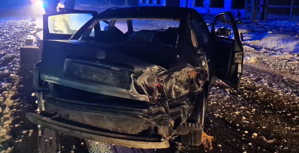 Dachowanie w Żabinie [11.01.2024] - zdjęcie #6 - eOstroleka.pl