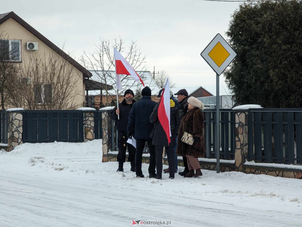 Manifestacje dla M. Wąsika przed ZK Przytuły Stare [13.01.2023] - zdjęcie #103 - eOstroleka.pl