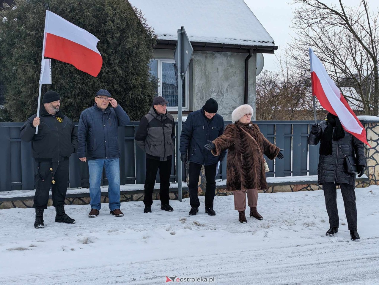 Manifestacje dla M. Wąsika przed ZK Przytuły Stare [13.01.2023] - zdjęcie #102 - eOstroleka.pl