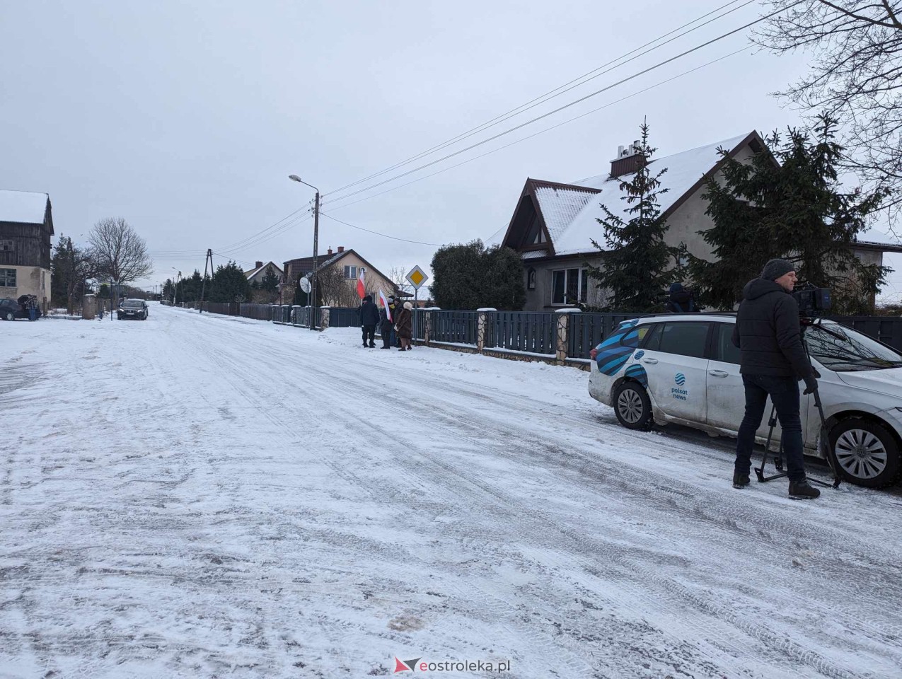 Manifestacje dla M. Wąsika przed ZK Przytuły Stare [13.01.2023] - zdjęcie #94 - eOstroleka.pl