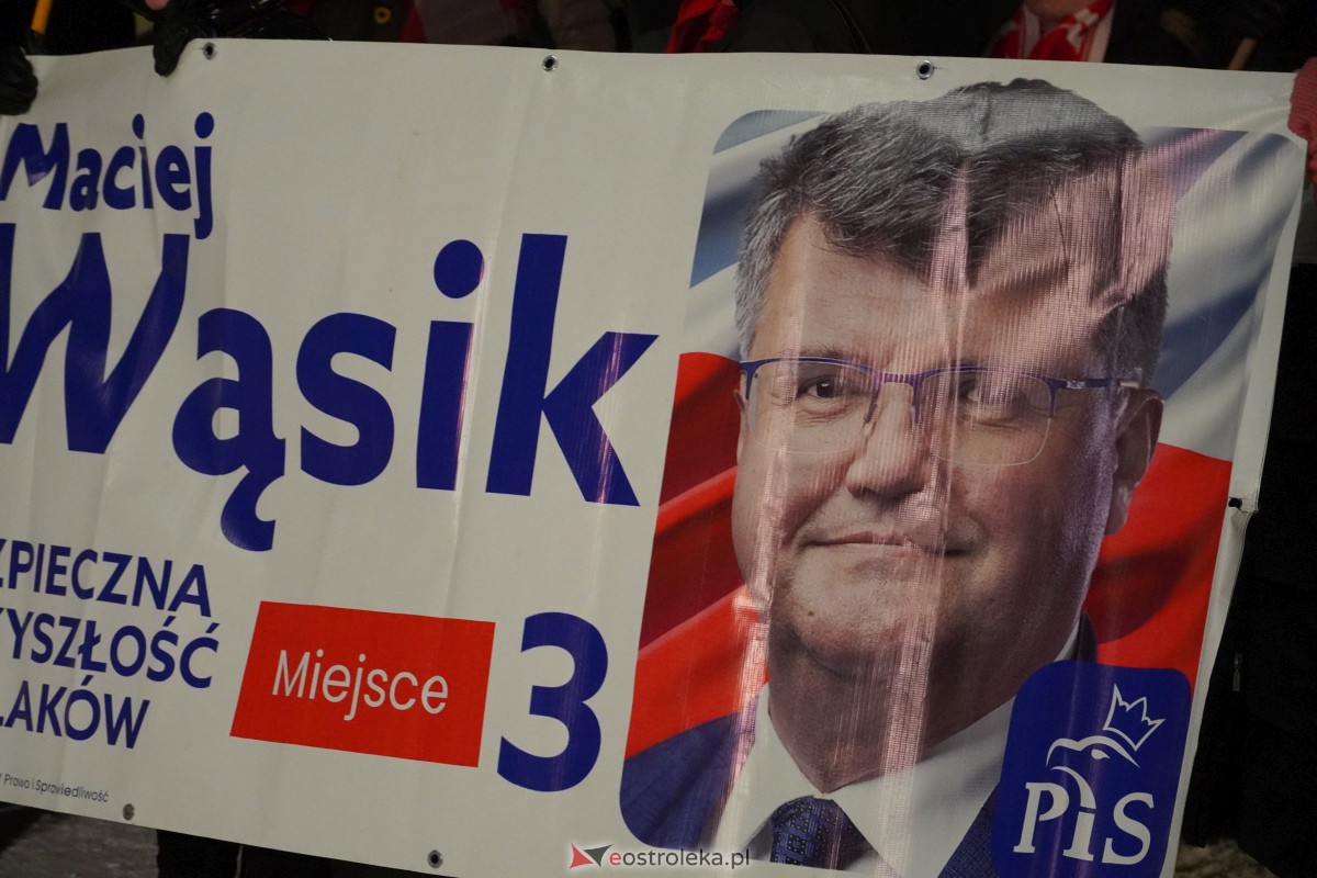 Manifestacje dla M. Wąsika przed ZK Przytuły Stare [13.01.2023] - zdjęcie #22 - eOstroleka.pl