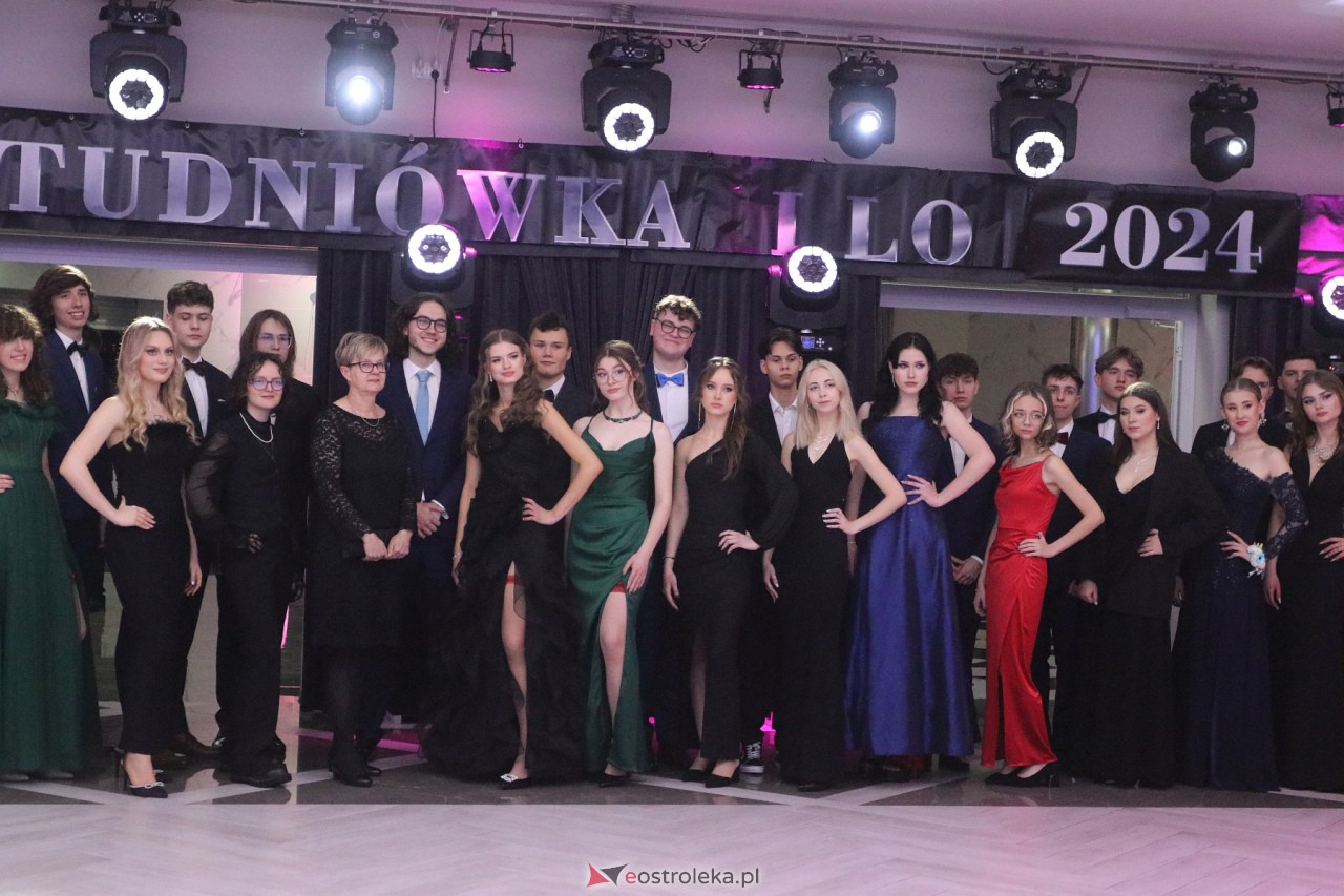 Studniówka 2024 I LO w Ostrołęce [13.01.2024] - zdjęcie #150 - eOstroleka.pl