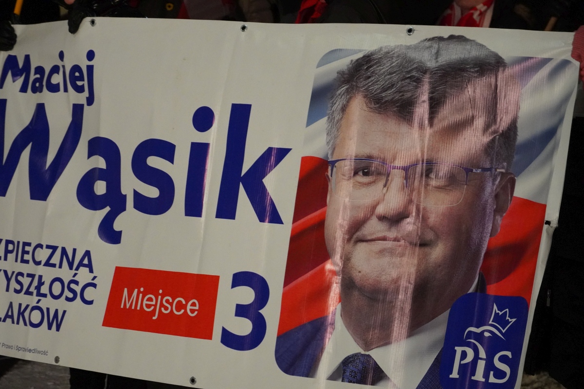 Protest przed ZK w Przytułach Starych [13.01.2024] - zdjęcie #9 - eOstroleka.pl
