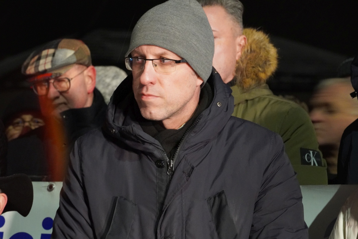 Protest przed ZK w Przytułach Starych [13.01.2024] - zdjęcie #30 - eOstroleka.pl