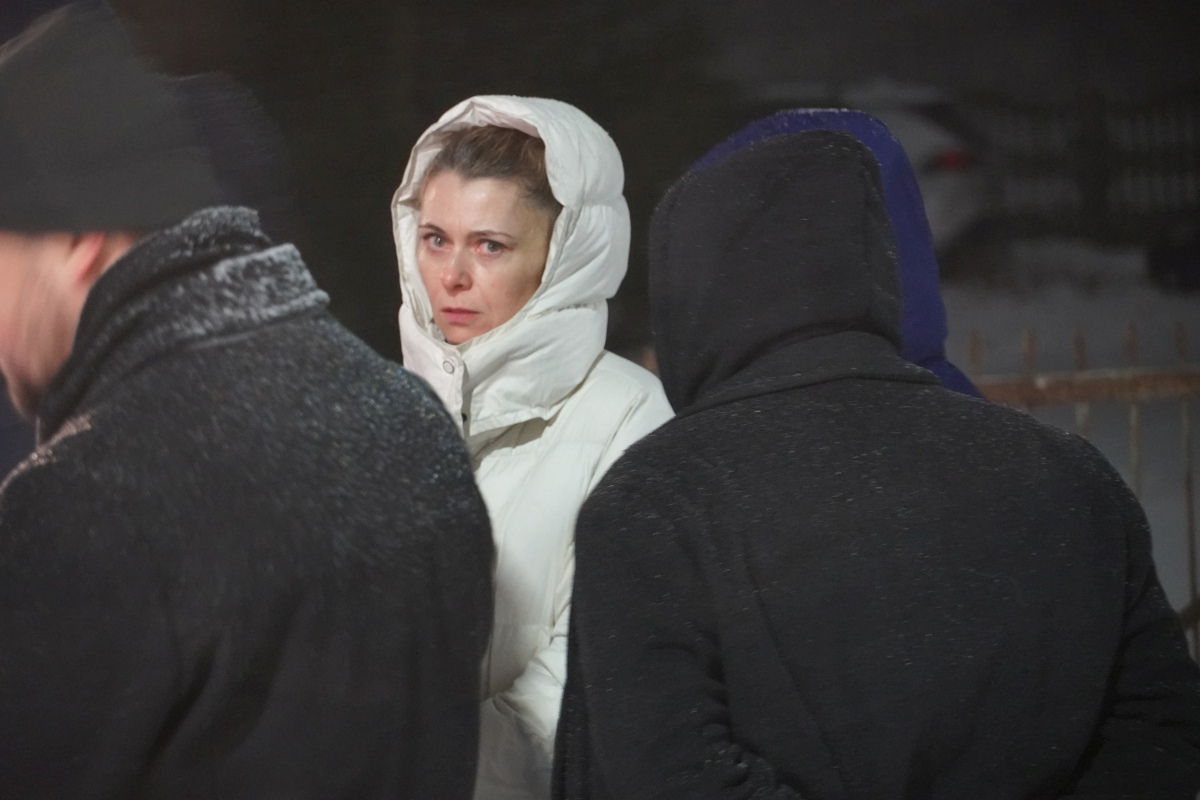 Protest przed ZK w Przytułach Starych [13.01.2024] - zdjęcie #2 - eOstroleka.pl