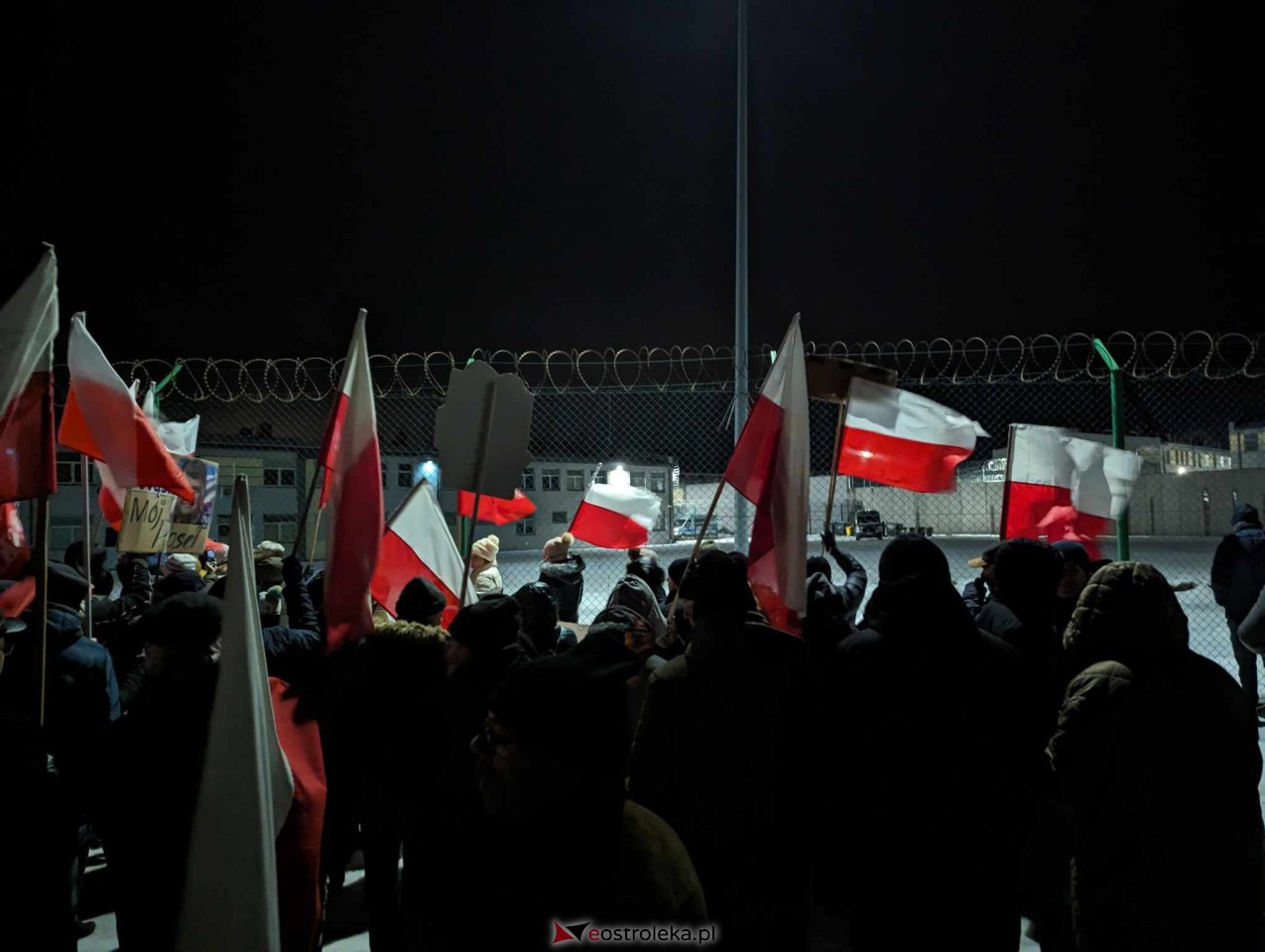 Demonstracja w Przytułach Starych (14.01.2024) - zdjęcie #21 - eOstroleka.pl