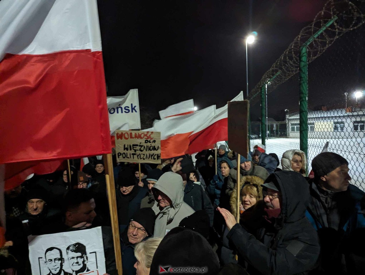 Demonstracja w Przytułach Starych (14.01.2024) - zdjęcie #24 - eOstroleka.pl