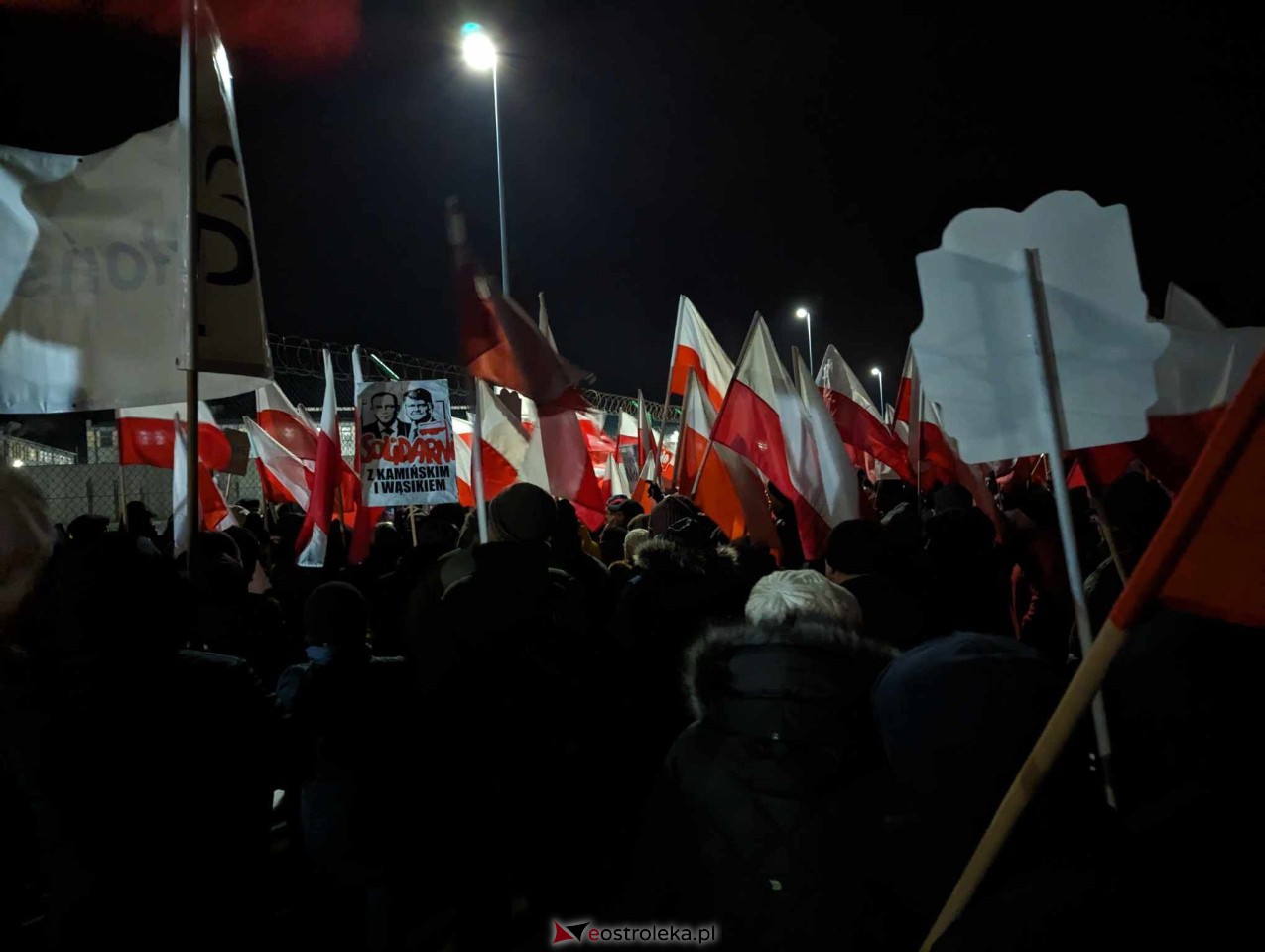 Demonstracja w Przytułach Starych (14.01.2024) - zdjęcie #28 - eOstroleka.pl