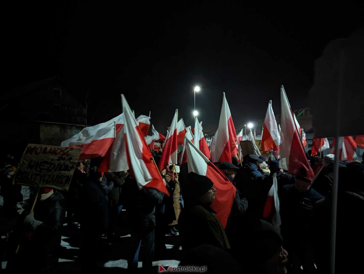 Demonstracja w Przytułach Starych (14.01.2024) - zdjęcie #36 - eOstroleka.pl