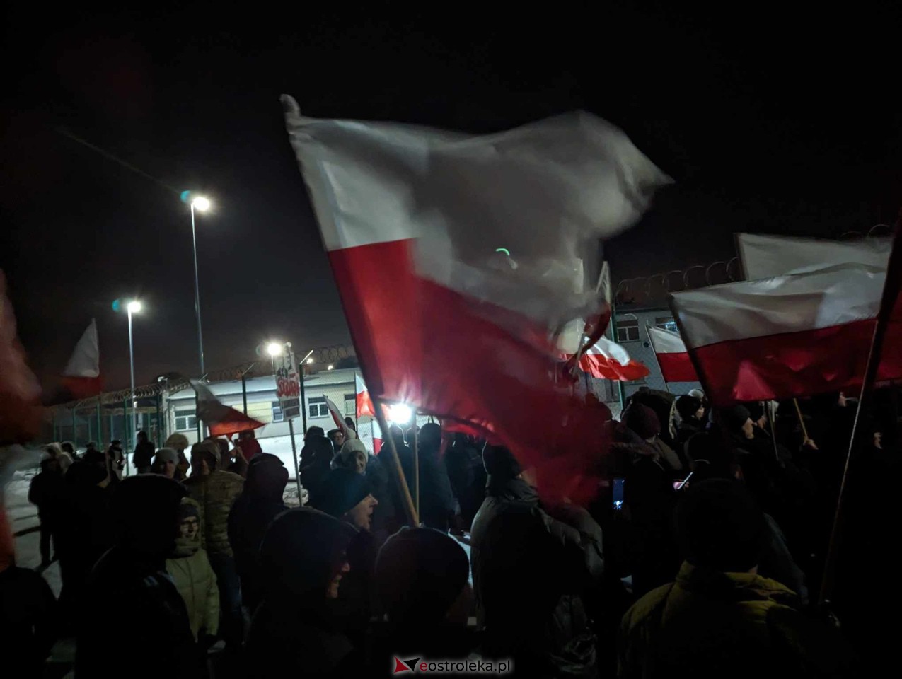 Demonstracja w Przytułach Starych (14.01.2024) - zdjęcie #42 - eOstroleka.pl