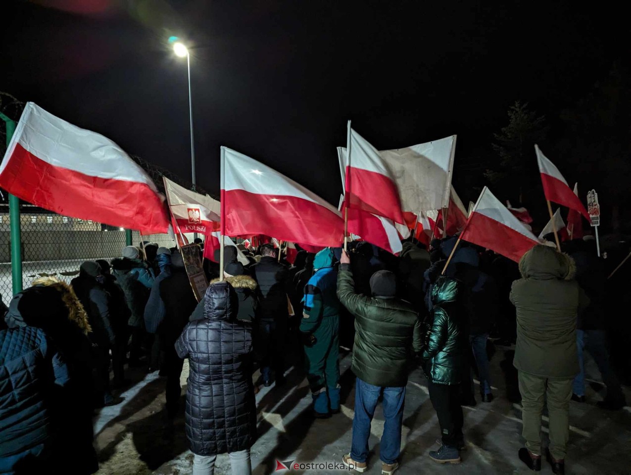 Demonstracja w Przytułach Starych (14.01.2024) - zdjęcie #44 - eOstroleka.pl