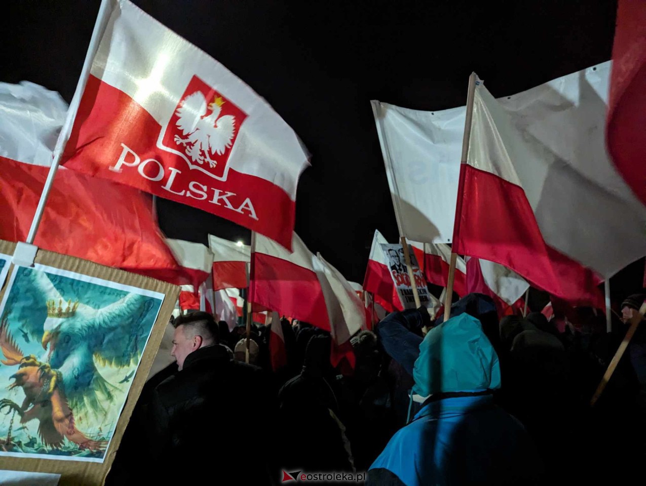 Demonstracja w Przytułach Starych (14.01.2024) - zdjęcie #46 - eOstroleka.pl