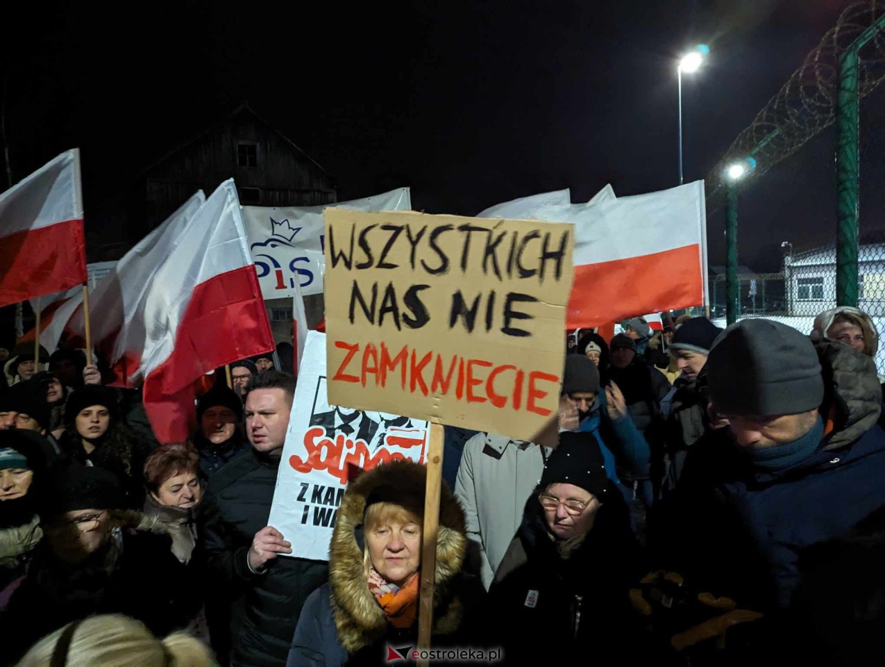 Demonstracja w Przytułach Starych (14.01.2024) - zdjęcie #47 - eOstroleka.pl