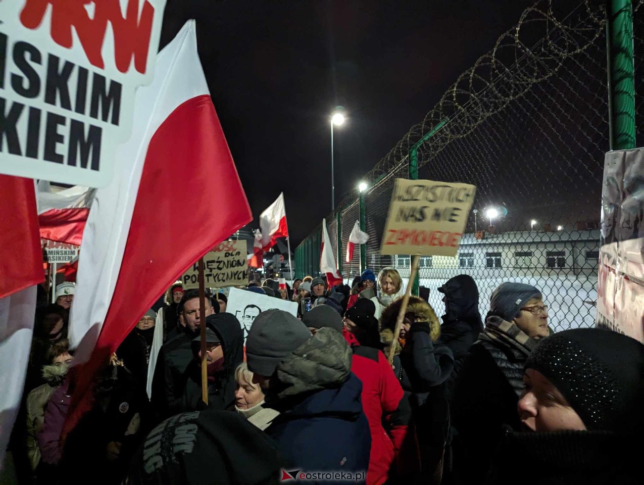 Demonstracja w Przytułach Starych (14.01.2024) - zdjęcie #54 - eOstroleka.pl