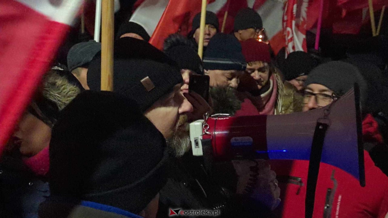 Demonstracja w Przytułach Starych (14.01.2024) - zdjęcie #55 - eOstroleka.pl