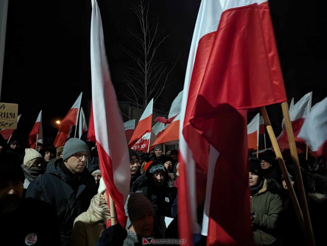 Demonstracja w Przytułach Starych (14.01.2024) - zdjęcie #59 - eOstroleka.pl